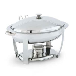 175-46504 6 qt Oval Heavy-Duty Chafer Food Pan