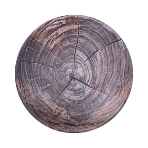 701-B20363KW 10 3/8" Round Melamine Denali Plate - Knotwood