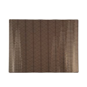 701-M978RCCH Rectangular Melamine Display Tray - 12 3/4" x 9 7/8", Chocolate