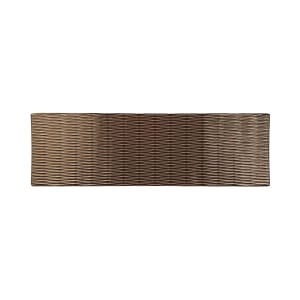 701-M20638RCCH Rectangular Melamine Display Tray - 20 7/8" x 6 3/8", Chocolate