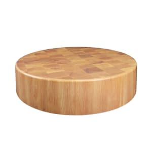 701-M1835RBUB 18" Round Melamine Butcher Block Riser