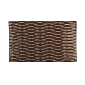 701-M10638RCCH Rectangular Melamine Display Tray - 10 1/2" x 6 3/8", Chocolate