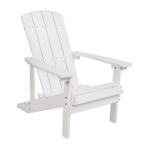 916-JJC14501WHGG 29 1/2"W Charlestown Adirondack Chair - 35"H, Resin, White