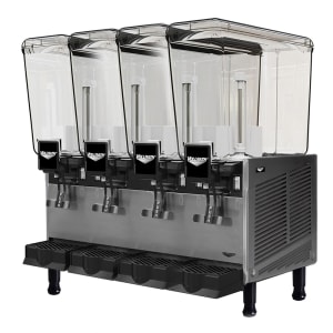 175-VBBE437S Pre Mix Refrigerated Dispenser w/ (4) 5 1/3 gal Bowls - Stirring Paddle Circulation, 115v
