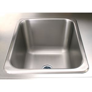 650-6131 Insulated Sink w/ Drain for Mobile Bar - Stainless Steel