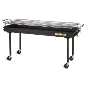828-BM60 60" Mobile Charcoal Commercial Outdoor Grill