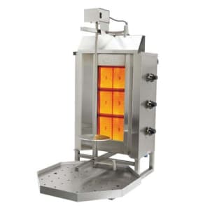 101-AXVB3 Gyro Machine w/ 88 lb Capacity - Stainless Steel, Natural Gas