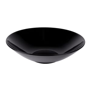 701-M15R4B 6 qt Round Melamine Serving Bowl, Black