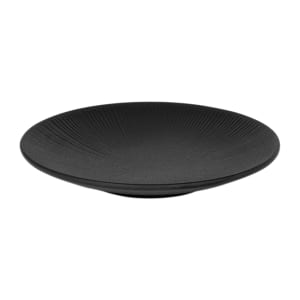 701-B379825B 8 1/4" Round Melamine Plate, Black