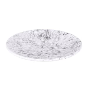 701-B379825BBM 8 1/4" Round Melamine Plate, Marble