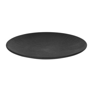 701-B379103B 10 1/4" Round Melamine Plate, Black