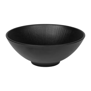 701-B382950B 67 oz Round Melamine Bowl, Black