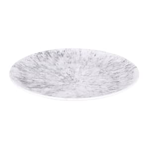 701-B380130BBM 13" Round Melamine Plate, Marble