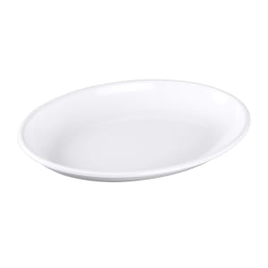 701-M1216OVNW 16" x 12" Oval Classic Platter -Melamine, White
