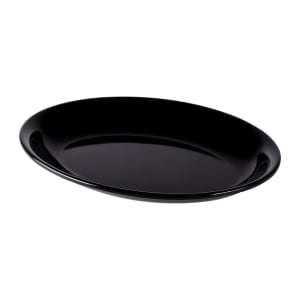 701-M1510OVB 15" x 10" Oval Classic Platter - Melamine, Black