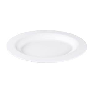 701-M18OVNW 18" x 14" Oval Classic Platter - Melamine, White