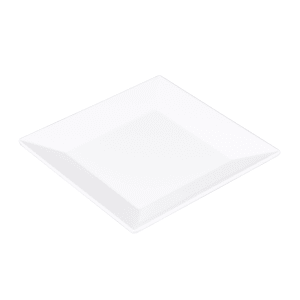 701-B612SQW 6" Square Melamine Dessert Plate, White