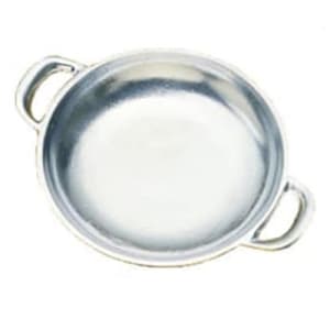 017-5000SWH 5-3/4" Round, Au Gratin Pan, Aluminum/White