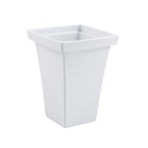 017-53107WH 2 qt Square Melamine Serving Bowl, White