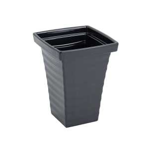 017-53107BLK 2 qt Square Melamine Serving Bowl, Black