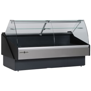 124-KPM100S 101-1/5" Full Service Deli Case w/ Curved Glass - (1) Levels, 115v