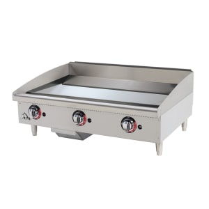 062-636TCHSF 36" Gas Griddle w/ Thermostatic Controls - 1" Chrome Plate, Natural Gas