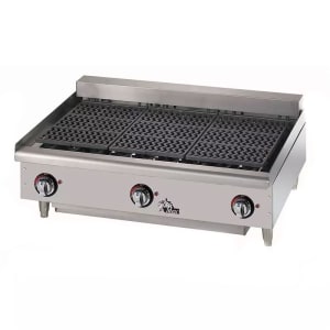 062-5136CF2401 36" Electric Charbroiler w/ Cast Iron Grates, 240v/1-3ph