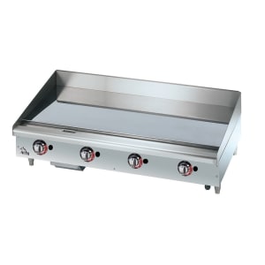 062-648TCHSF 48" Gas Griddle w/ Thermostatic Controls - 1" Chrome Plate, Natural Gas