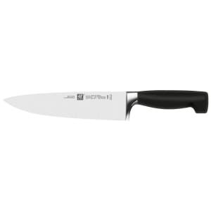 645-31071203 8" Chef's Knife w/ Black Polypropylene Handle, High Carbon Steel