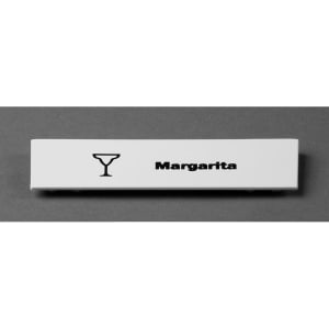 144-CECMG6000 "Margarita" Snap On Extender ID Clip for All Camracks - 5"L x 1 9/16", White