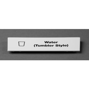 144-CECWT6000 "Water (Tumbler Style)" Snap On Extender ID Clip for All Camracks - 5"L x 1 9/16", White