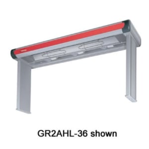 042-GR2AHL18120 21 1/2" High Watt Infrared Strip Warmer - Single Rod, Remote Control Require...