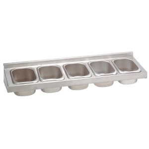 161-A8 Condiment Rack w/ (5) Cups for 24" Models