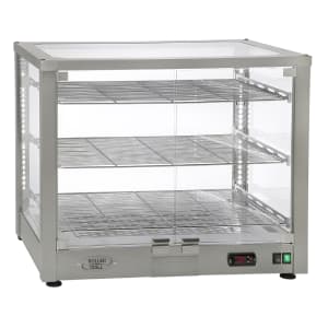569-WD780SS3 30 1/2" Full Service Countertop Heated Display Case  - (3) Shelves, 120v