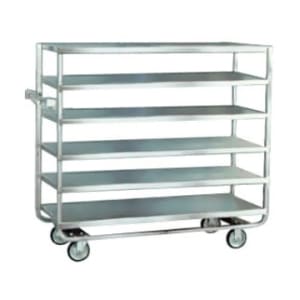 121-762 Queen Mary Cart - 6 Levels, 700 lb. Capacity, Stainless, Flat Edges