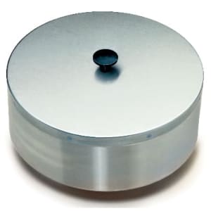 121-09559 9 3/4" Round Dish Dispenser Tube Cover, Stainless