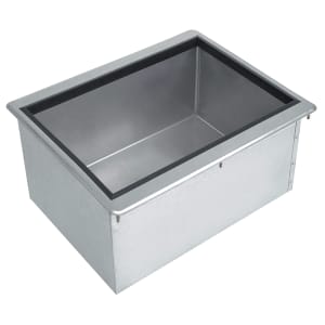 161-D24IBL7 21" x 18" Drop In Ice Bin w/ 50 lb Capacity - Insulated, Stainless