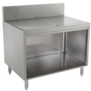 161-PRSCO1924 24" Stationary Storage Cabinet w/ Open Base, 24" Front To Back