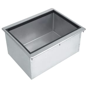 161-D24IBL 21" x 18" Drop In Ice Bin w/ 50 lb Capacity - Insulated, Stainless