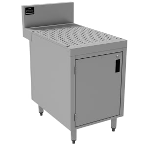 161-PRSCD2418 18" Stationary Storage Cabinet w/ Hinged Doors, 29" Front To Back