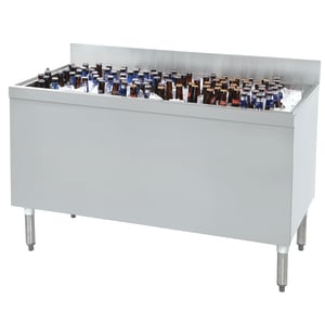 161-CRBB60 60" Ice Well Bottle Cooler - Holds (432) 12 oz Bottles