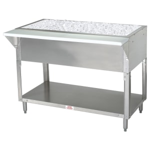 161-CPU2 31 13/16" Cold Food Bar - (2) Pan Capacity, Floor Model, Stainless Steel