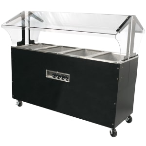 161-B4120BSB 62 7/16" Hot Food Table w/ (4) Wells & Enclosed Base, 120v
