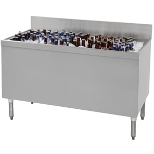 161-PRBB48 48" Ice Well Bottle Cooler - Holds (288) 12 oz Bottles