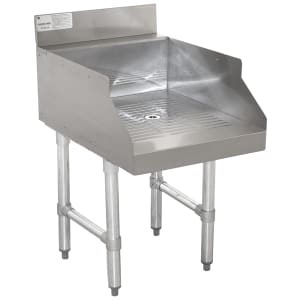 161-CRGS24 24" Underbar Add-On w/ Recessed Glass Storage Unit, 21" Front To Back