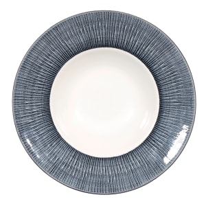 893-MBBALD271 11" Round Bamboo Spinwash Plate - Ceramic, Mist