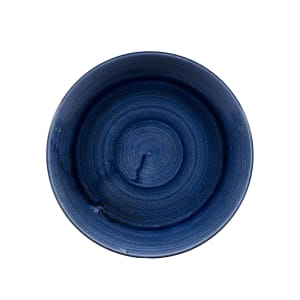 893-PABLEVB91 40 oz Round Patina Bowl - Ceramic, Cobalt Blue