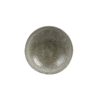 893-RKBQEVB71 15 oz Round Raku Bowl - Ceramic, Quartz Black