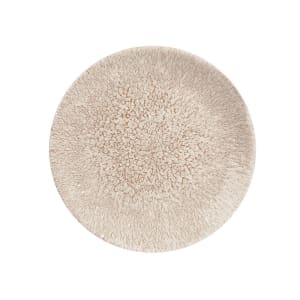 893-RKAGEVP81 8 2/3" Round Raku Plate - Ceramic, Agate Grey