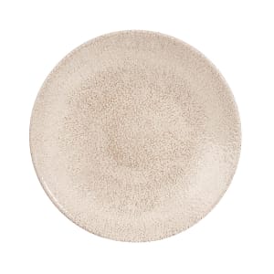 893-RKAGPD221 8 5/6" Round Raku Plate - Ceramic, Agate Grey